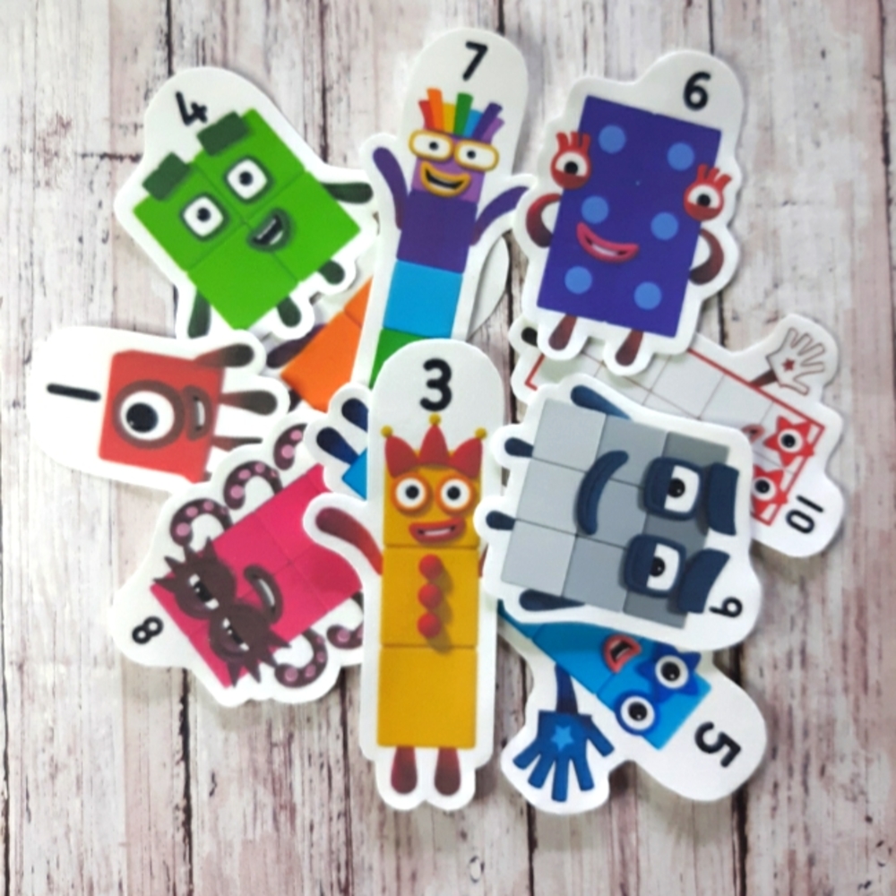 Numberblocks stickers